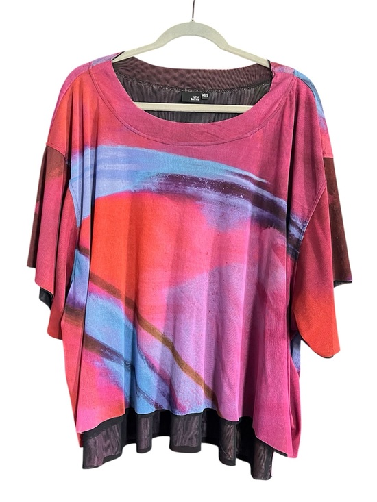 Lisa Bayne Tops - Lisa Bayne Women’s Sheer Art to Wear Top Size XS/S
